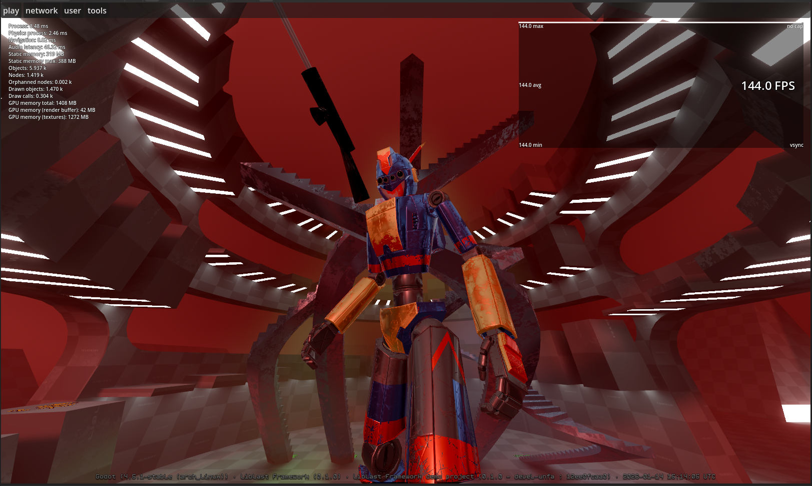 Liblast Framework Screenshot